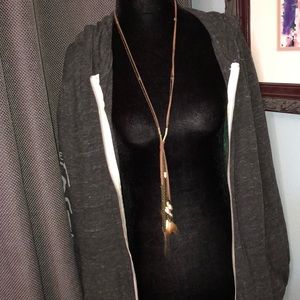 Bohemian drop necklace